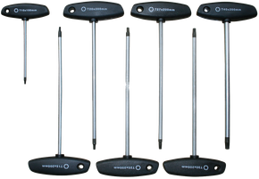 T-Griff Schraubendrehersatz, T-Profil, T10-T40, 7-teilig