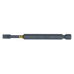 Schraubendrehbit, 1/4", mit Farbcodierung, 89 mm, Schlitz, 5,5 mm