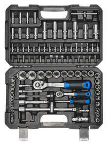 Steckschlüsselsatz, 1/4", 1/2", 97-teilig