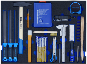 Tool assortment, Car body tools, 38-pieces